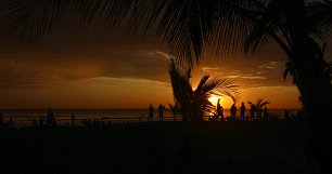 Party am Meer Wandbild