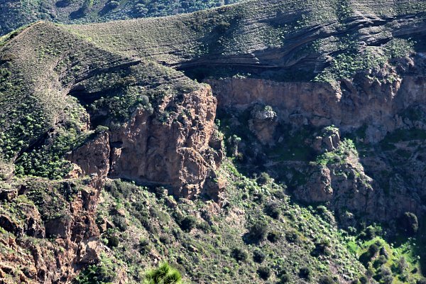 Berg Abhang GranCanaria Wandbild
