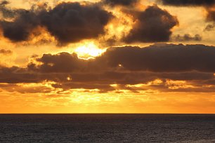 Goldener Himmel Wandbild