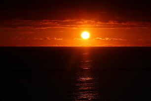 Sonnenuntergang im Ozean Wandbild