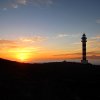 Sonnenuntergang-mit-Leuchtturm