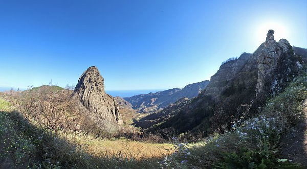 Gebirge La Gomera Wandbild