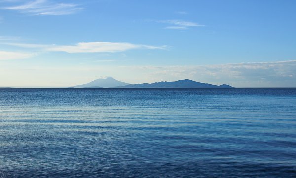 Blick ueber den Nicaragua See Wandbild