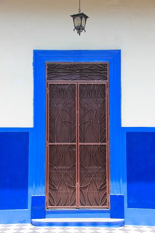 Braunes geschwungenes Gitter Wandbild