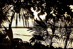 Abend am Meer Wandbild