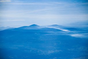 Blaue Berge Wandbild