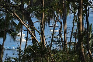 Boote vor Contadora Wandbild