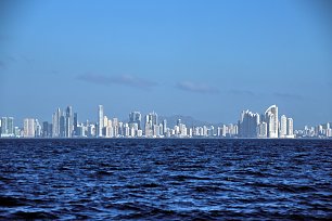 Panama Stadtpanorama Wandbild