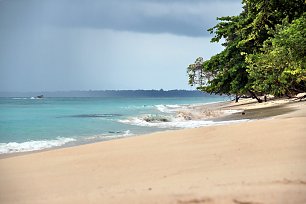 Strand von Cayo Zapatilla Wandbild