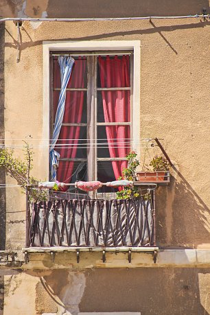 Balkon Wandbild