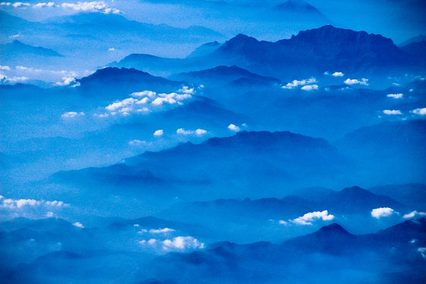 Berge Wandbild