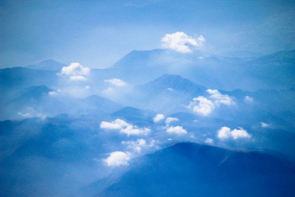 Tanzende Wolken Wandbild