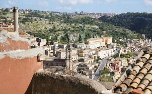 Aussichtspunkt in Modica Wandbild