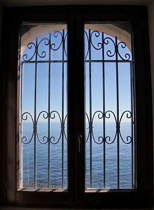 Gitterfenster Wandbild