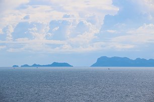 Meer mit Wolken Himmel Wandbild