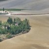 Toskana-Landschaft-Felder