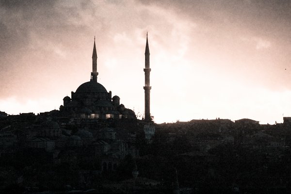 Alte Moschee Wandbild