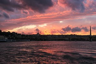 Blick auf Istanbul Wandbild