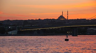 Bruecke am Goldenen Horn Wandbild