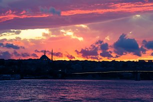 Bruecke am Meer Wandbild