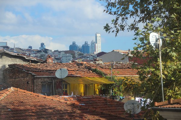 Daecher von Istanbul Wandbild