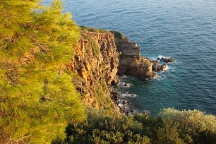 Felsenkueste Mittelmeer Wandbild