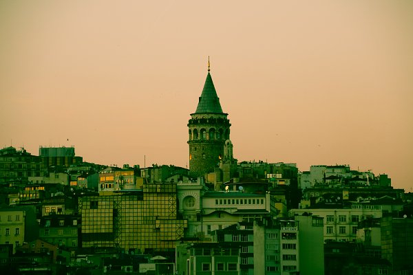 Galata Viertel Wandbild