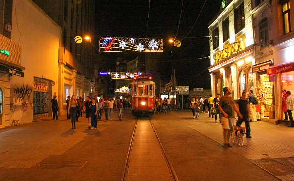 Gasse in Istanbul Wandbild