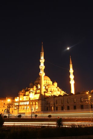 Goldfarbene Moschee Wandbild