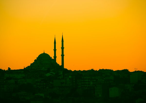 Gotteshaus des Islam Wandbild