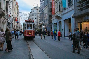 Innenstadt Istanbul Wandbild