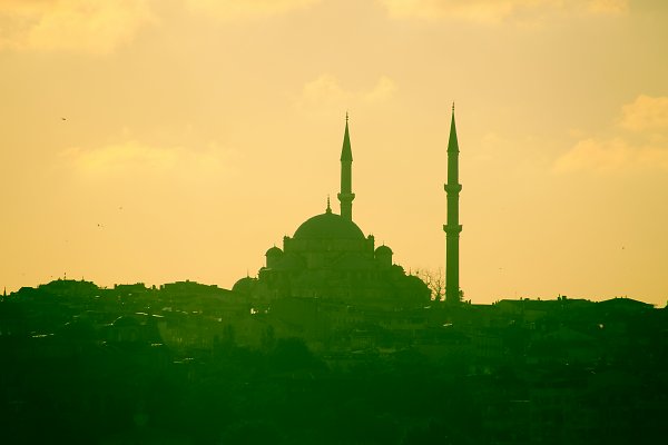Islamische Kirche Wandbild