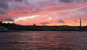 Istanbul Bruecke Wandbild