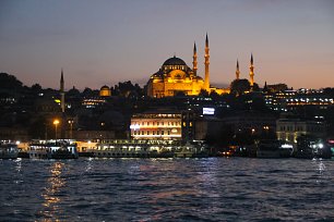 Leuchtende Moschee Istanbul Wandbild