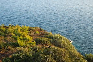 Mediterrane Kueste Wandbild