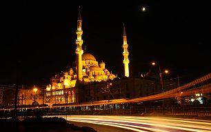 Nacht in Istanbul Wandbild