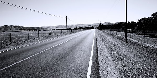 Einsamer Highway
