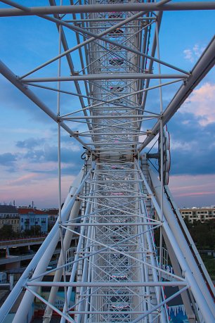 Blick im Riesenrad Wandbild