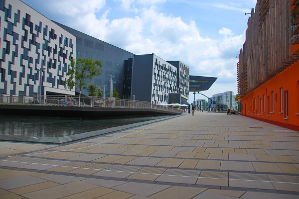 Campus der Wirtschaftsuniversitaet Wien Wandbild