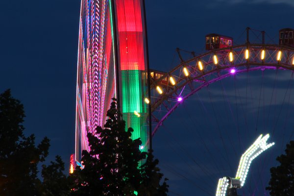 Fahrendes Riesenrad Wandbild