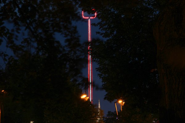 Hoehenrausch am Prater Wandbild