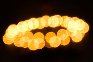 Lichterkreis Wandbild