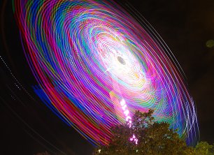 Lichtspektakel Wandbild