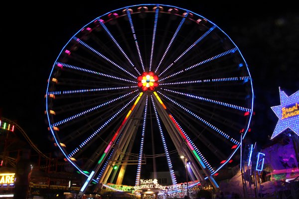 Prater Blumenrad Wandbild