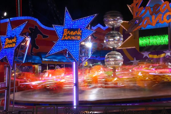 Prater Karussell Wandbild