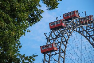 Riesenrad in Wien Wandbild