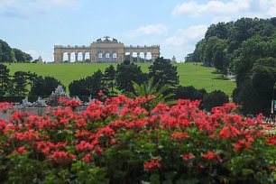 Schlossanlage Schoenbrunn Wandbild