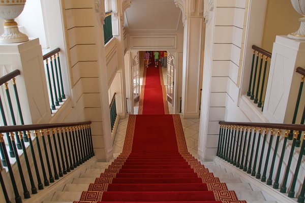 Treppenhaus der Alpertina Wandbild