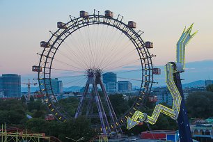 Wiener Prater Wandbild