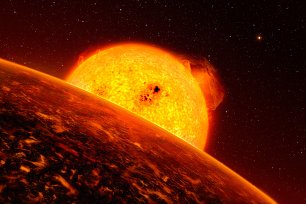 Brennende Sonne